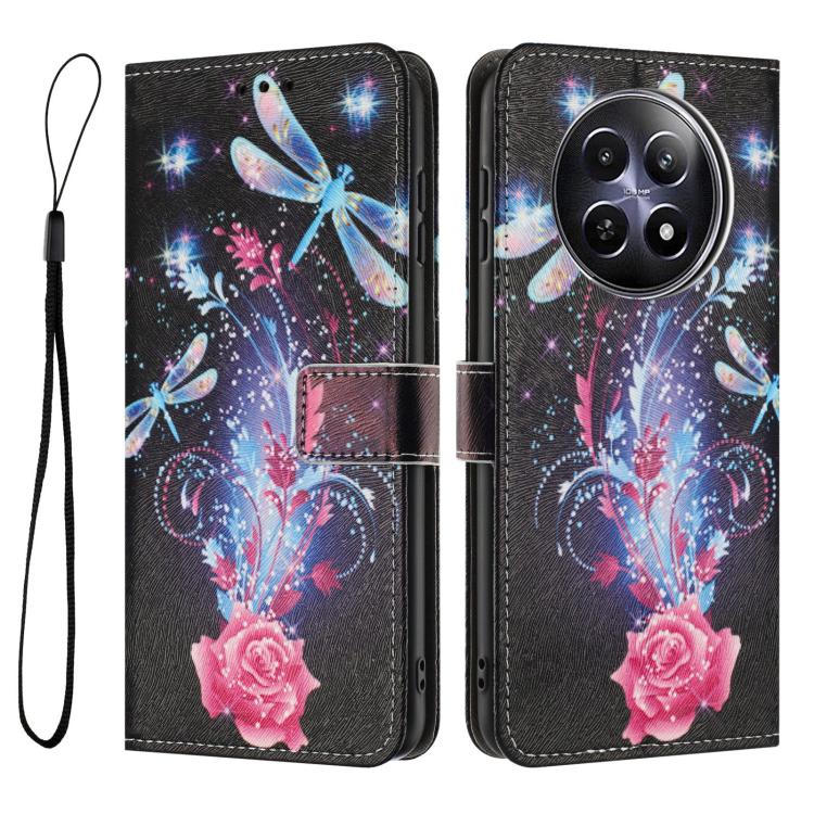 For Realme 12 5G / 13 5G / 12x 5G Color Drawing Pattern Leather Phone Case