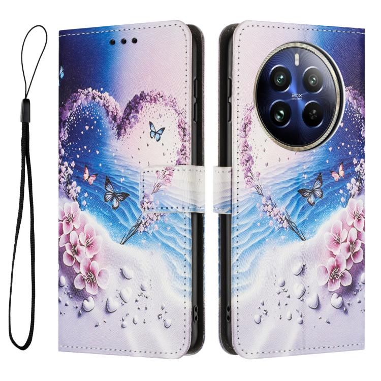 For Realme 12+ 5G / 12 4G / P1 5G Color Drawing Pattern Leather Phone Case