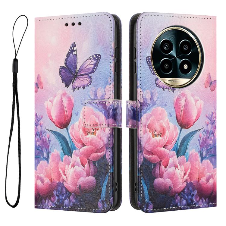 For Realme 13 Pro / 13 Pro+ 5G Color Drawing Pattern Leather Phone Case