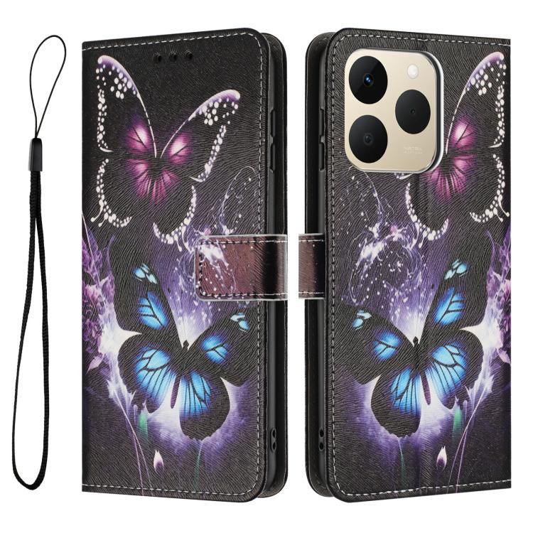 For Realme 15T Color Drawing Pattern Leather Phone Case