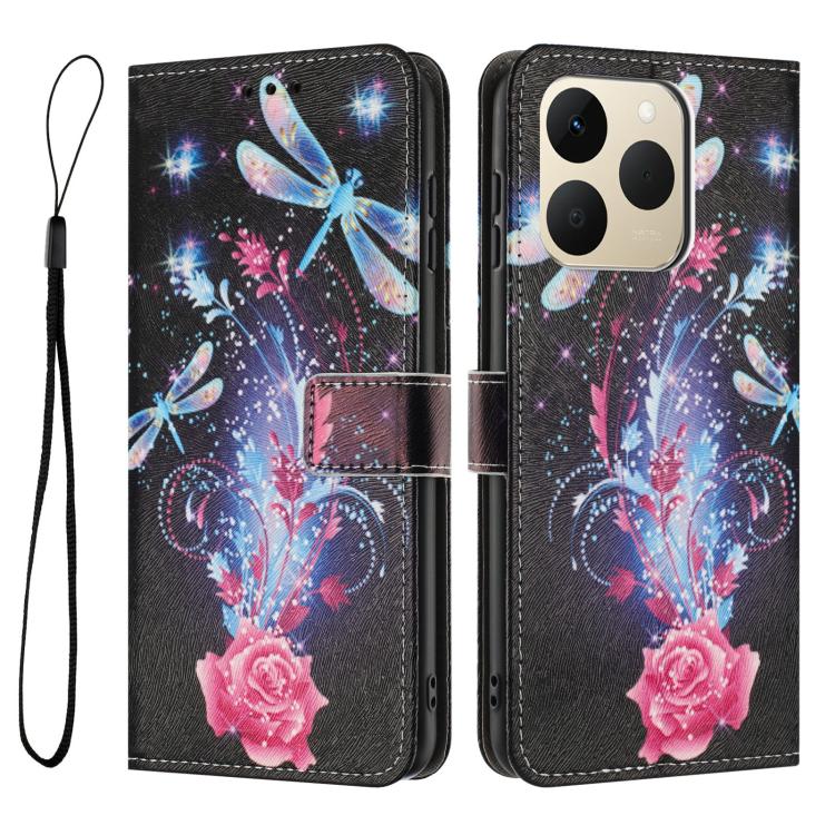 For Realme 15T Color Drawing Pattern Leather Phone Case