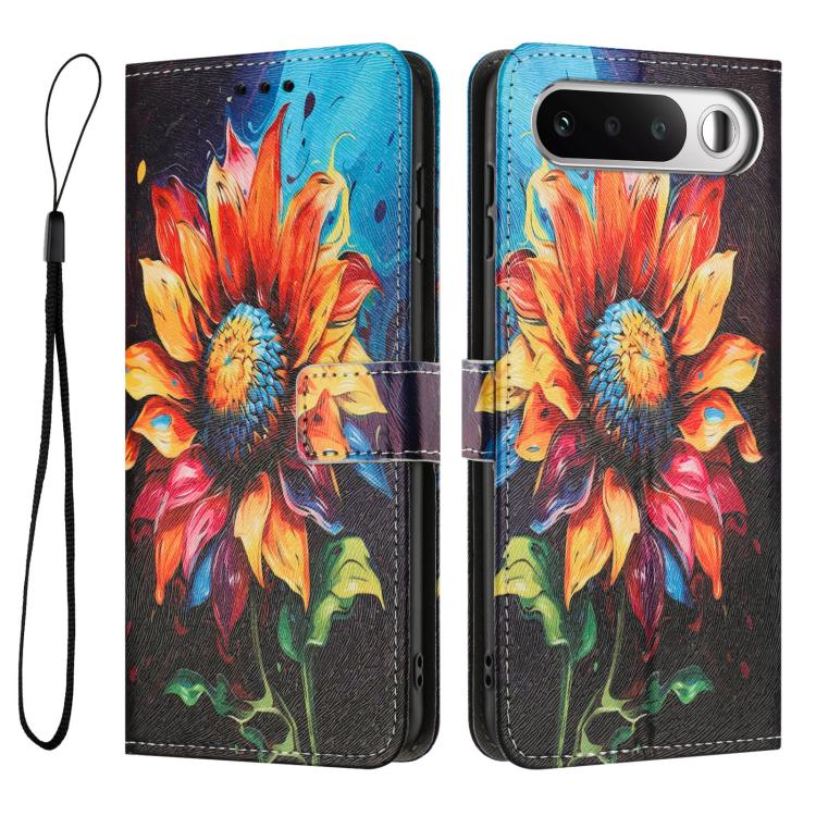 For Realme 16 5G Color Drawing Pattern Leather Phone Case