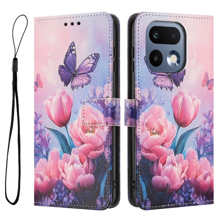 For Realme 16 Pro 5G Color Drawing Pattern Leather Phone Case