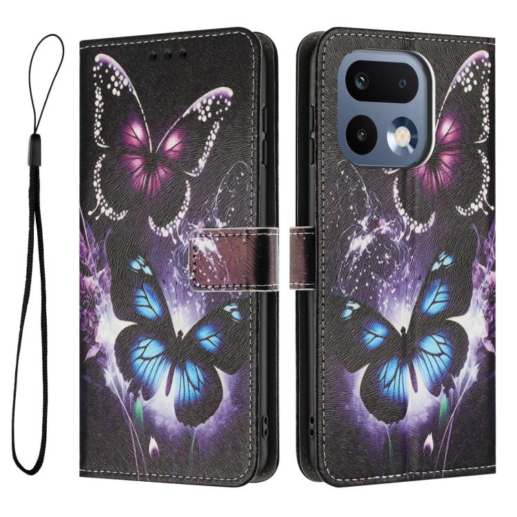 For Realme 16 Pro 5G Color Drawing Pattern Leather Phone Case
