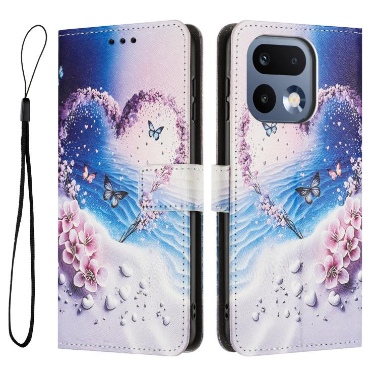 For Realme 16 Pro 5G Color Drawing Pattern Leather Phone Case