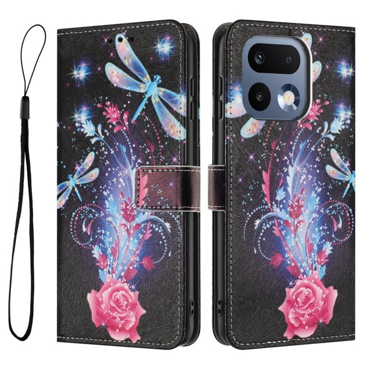 For Realme 16 Pro 5G Color Drawing Pattern Leather Phone Case