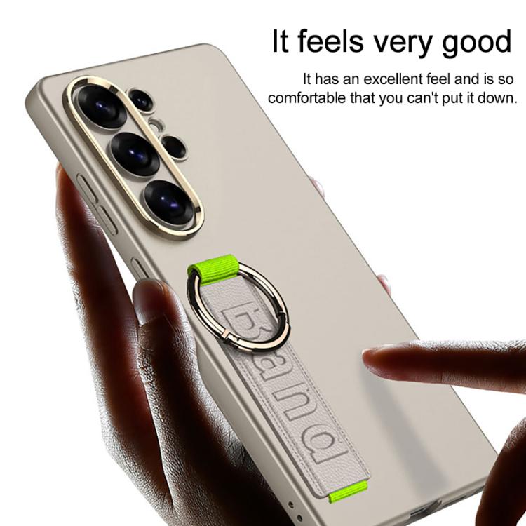 For Samsung Galaxy S26 Ultra 5G GKK Ultra-thin Side Wristband Phone Case, Not Included Pen