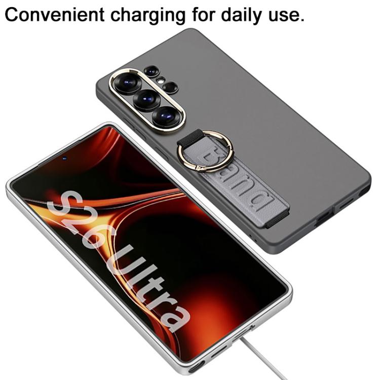 For Samsung Galaxy S26 Ultra 5G GKK Ultra-thin Side Wristband Phone Case, Not Included Pen