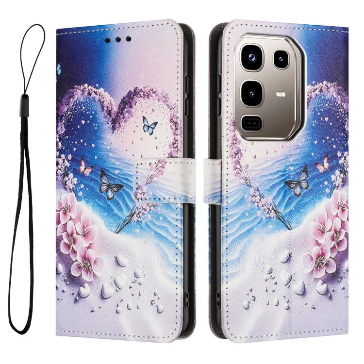 For Infinix Note 50 Pro+ Color Drawing Pattern Leather Phone Case