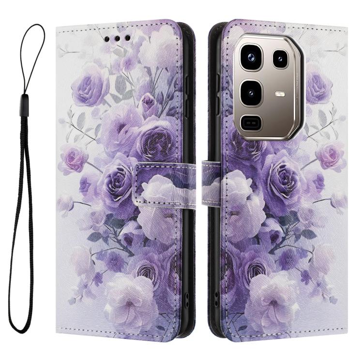 For Infinix Note 50 Pro+ Color Drawing Pattern Leather Phone Case