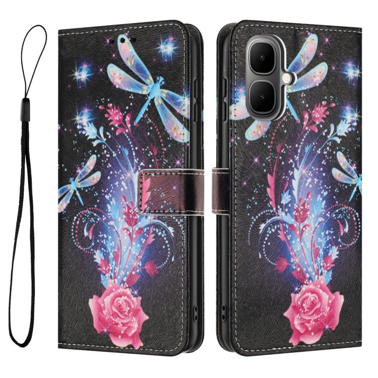 For Infinix Smart 10 4G Color Drawing Pattern Leather Phone Case