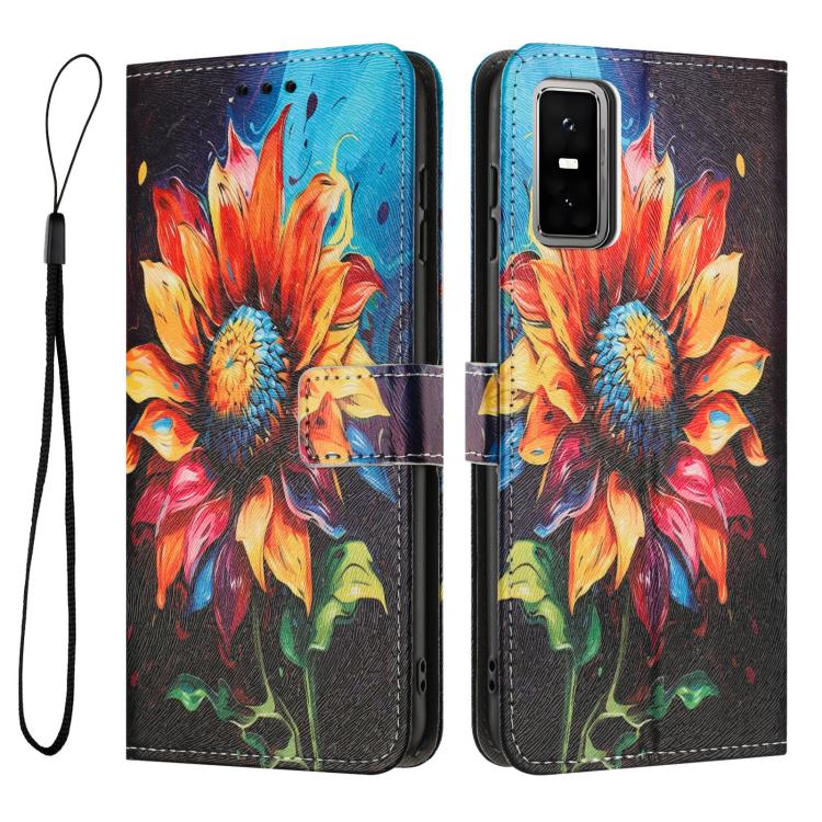For Infinix GT 30 Pro 5G Color Drawing Pattern Leather Phone Case