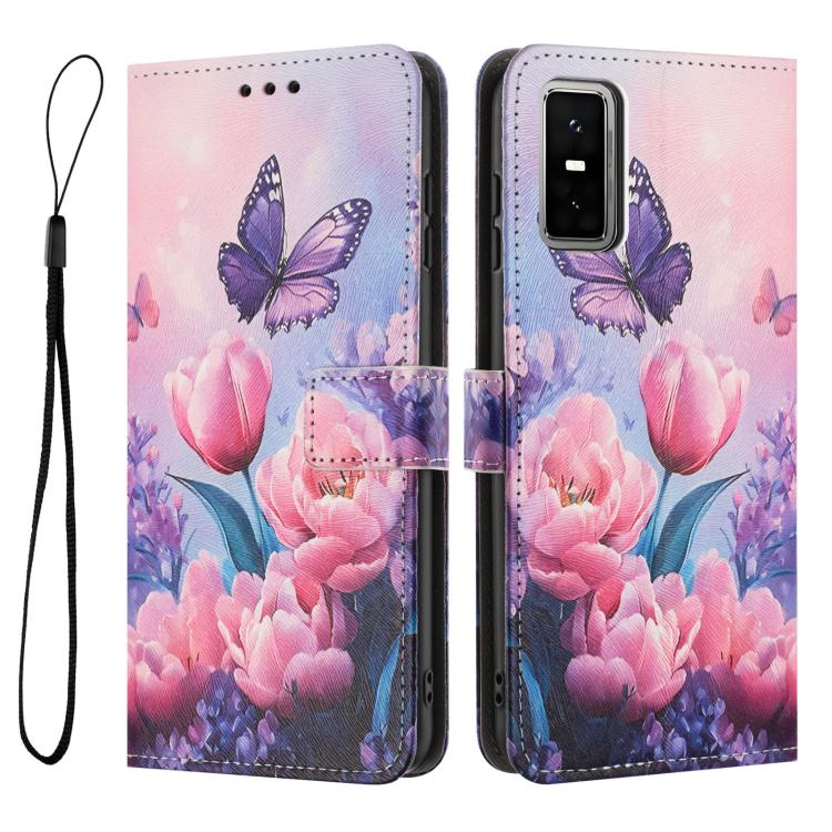 For Infinix GT 30 Pro 5G Color Drawing Pattern Leather Phone Case