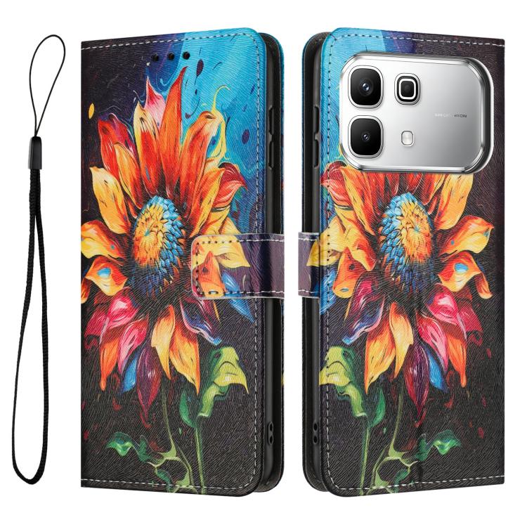 For Infinix Note 60 / 60 Pro 5G Color Drawing Pattern Leather Phone Case