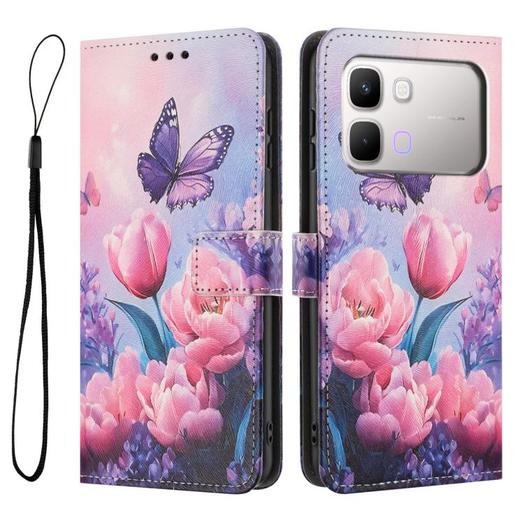 For Infinix Note Edge 5G Color Drawing Pattern Leather Phone Case