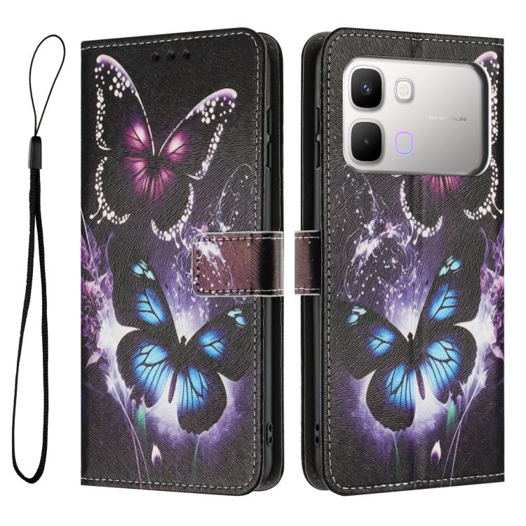 For Infinix Note Edge 5G Color Drawing Pattern Leather Phone Case
