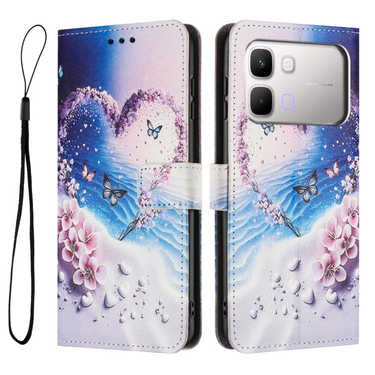 For Infinix Note Edge 5G Color Drawing Pattern Leather Phone Case