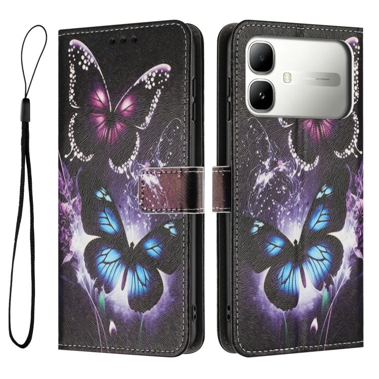 For Infinix Smart 20 4G Color Drawing Pattern Leather Phone Case