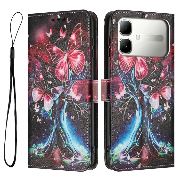 For Infinix Smart 20 4G Color Drawing Pattern Leather Phone Case