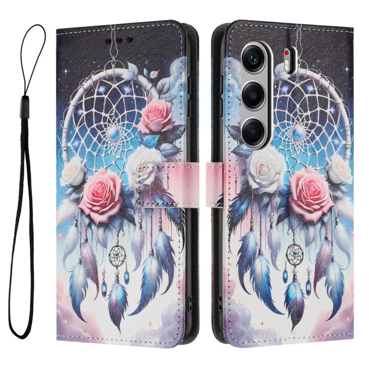For Tecno Camon 40 Pro 4G Color Drawing Pattern Leather Phone Case