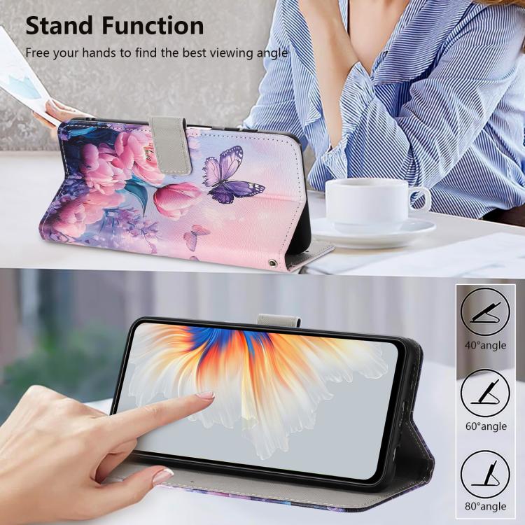 For Tecno Pova 7 5G Color Drawing Pattern Leather Phone Case