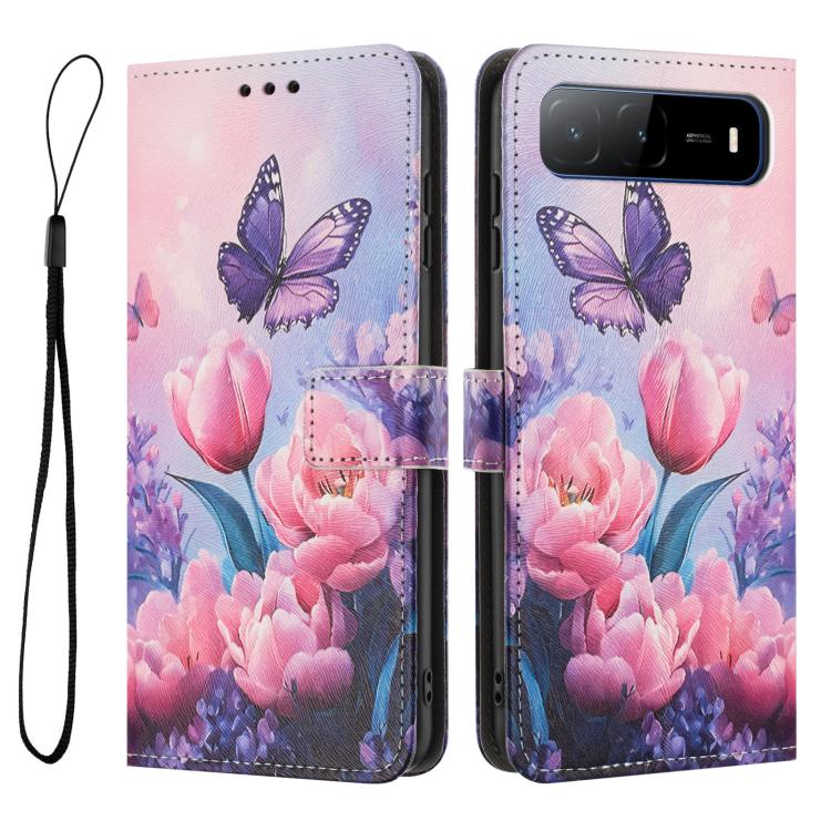 For Tecno Spark Go 5G 2025 Color Drawing Pattern Leather Phone Case