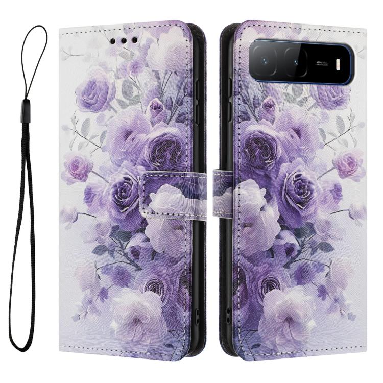For Tecno Spark Go 5G 2025 Color Drawing Pattern Leather Phone Case