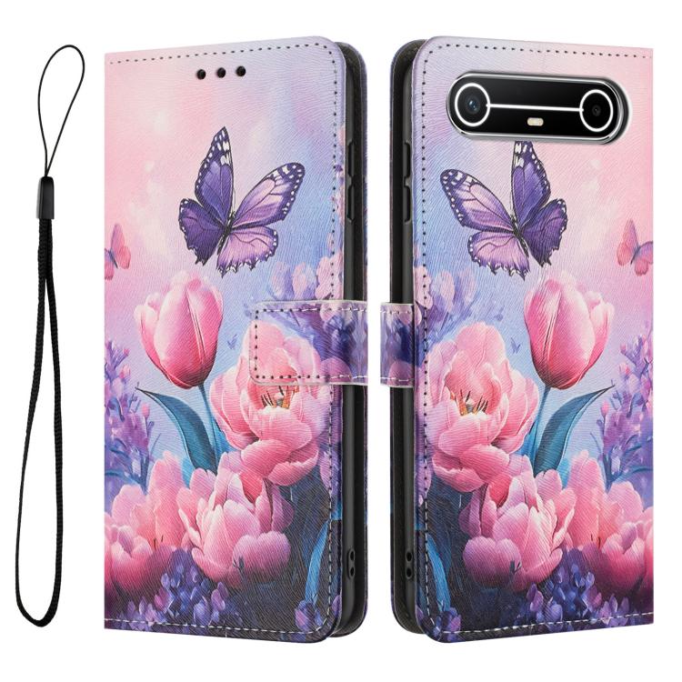 For Tecno Pova Slim Color Drawing Pattern Leather Phone Case