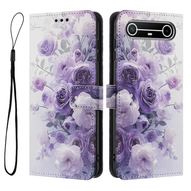 For Tecno Pova Slim Color Drawing Pattern Leather Phone Case