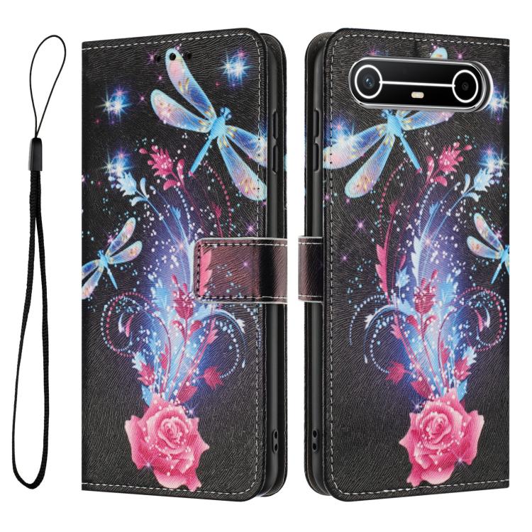 For Tecno Pova Slim Color Drawing Pattern Leather Phone Case