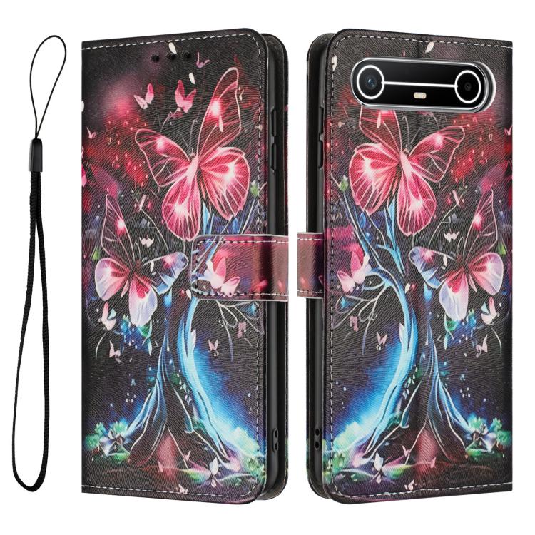 For Tecno Pova Slim Color Drawing Pattern Leather Phone Case