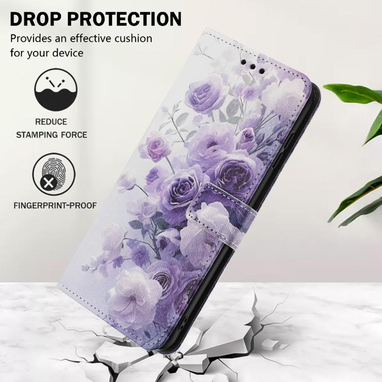 For Tecno Camon 50 4G Color Drawing Pattern Leather Phone Case