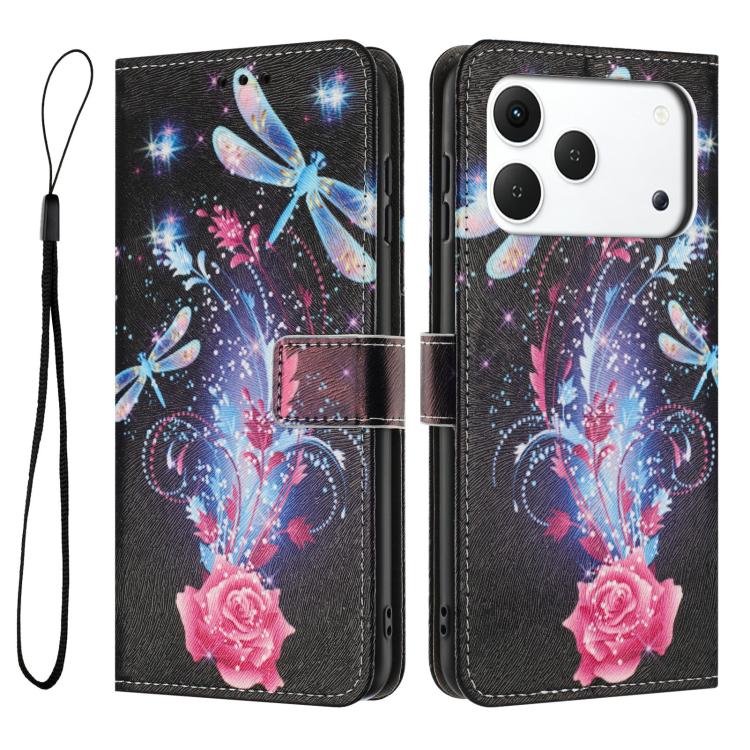 For Tecno Spark 50 4G Color Drawing Pattern Leather Phone Case
