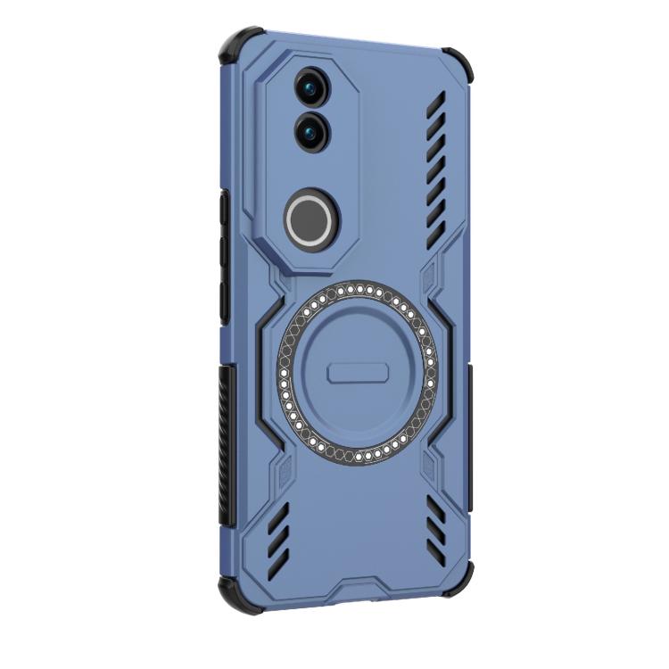 For vivo V50 5G Global Butterfly Armor MagSafe Magnetic Ring Shockproof Phone Case