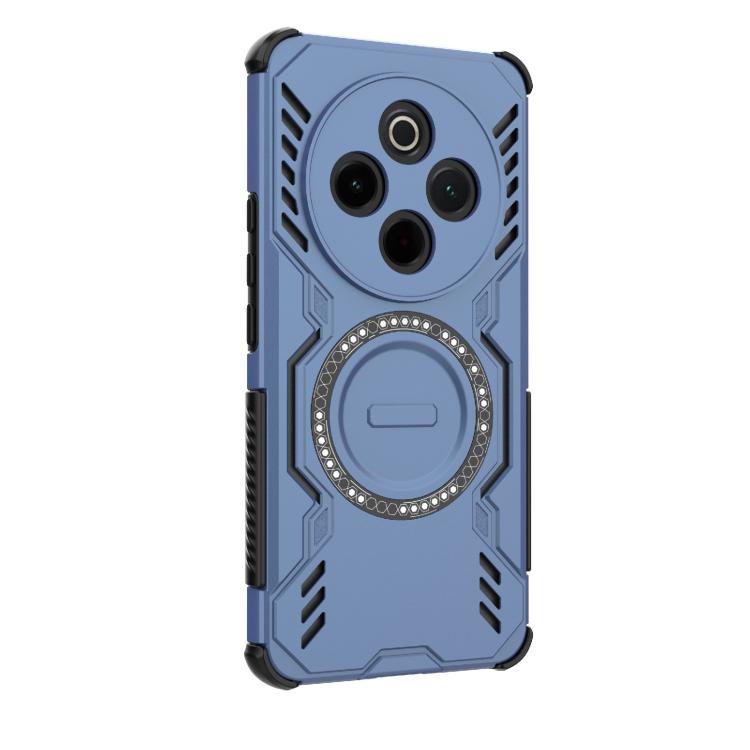 For vivo Y300 Pro 5G / T4 5G India Butterfly Armor MagSafe Magnetic Ring Shockproof Phone Case