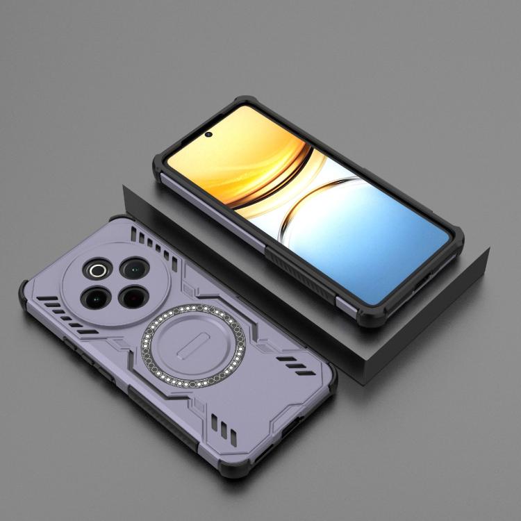 For vivo Y300 Pro 5G / T4 5G India Butterfly Armor MagSafe Magnetic Ring Shockproof Phone Case