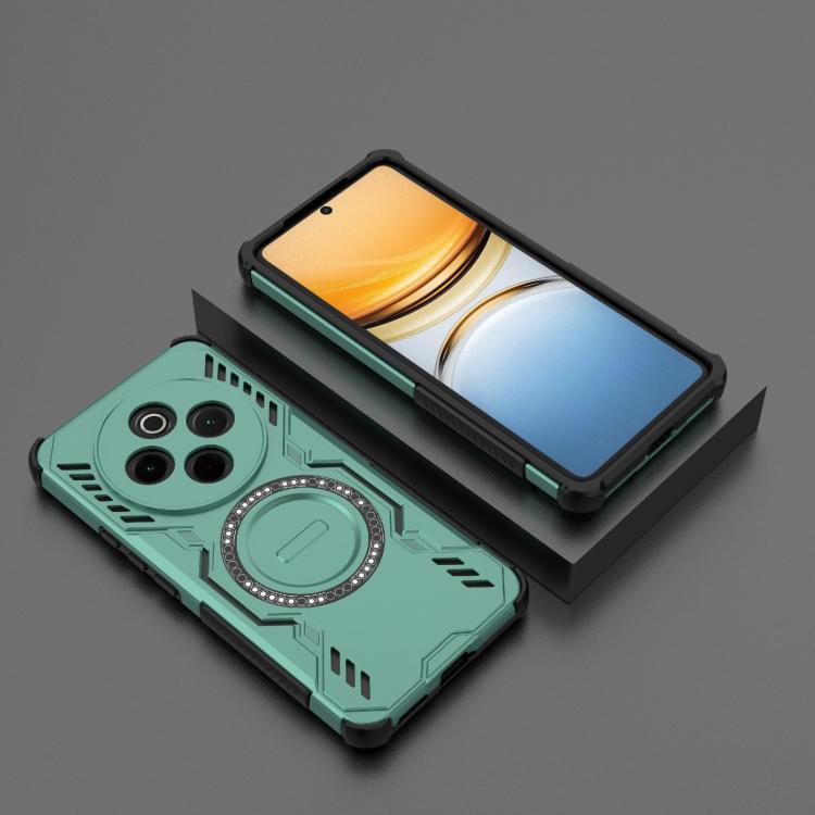 For vivo Y300 Pro 5G / T4 5G India Butterfly Armor MagSafe Magnetic Ring Shockproof Phone Case
