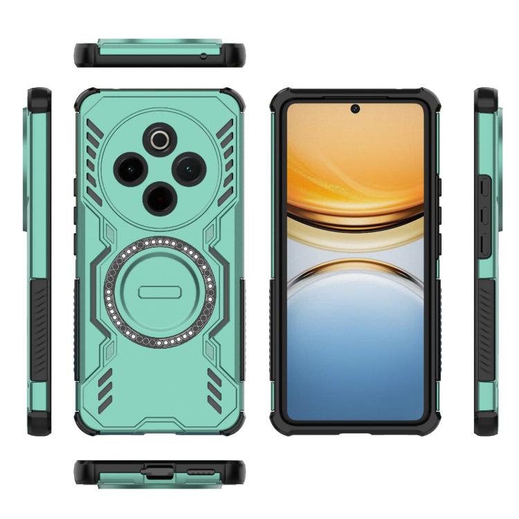 For vivo Y300 Pro 5G / T4 5G India Butterfly Armor MagSafe Magnetic Ring Shockproof Phone Case
