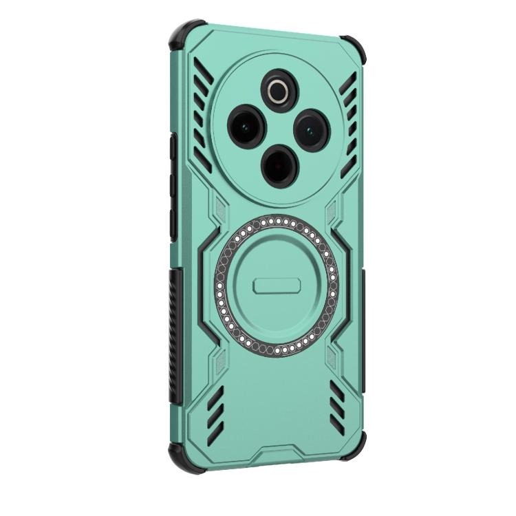 For vivo Y300 Pro 5G / T4 5G India Butterfly Armor MagSafe Magnetic Ring Shockproof Phone Case