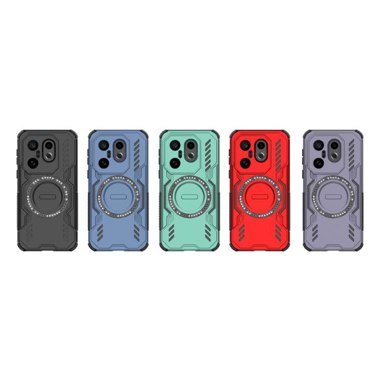 For vivo X200 FE Global Butterfly Armor MagSafe Magnetic Ring Shockproof Phone Case