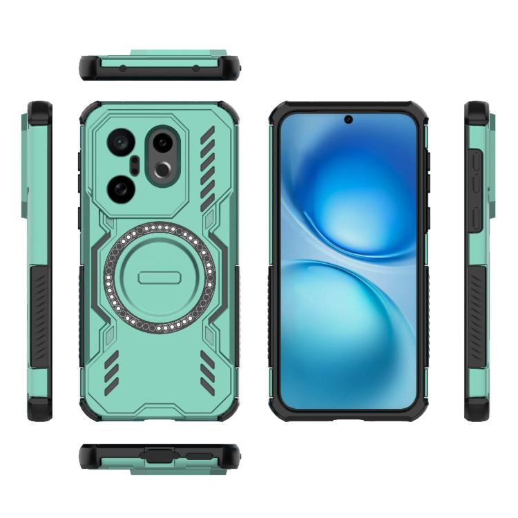 For vivo X200 FE Global Butterfly Armor MagSafe Magnetic Ring Shockproof Phone Case
