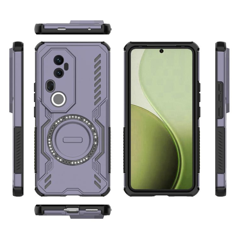 For vivo S20 Pro Butterfly Armor MagSafe Magnetic Ring Shockproof Phone Case