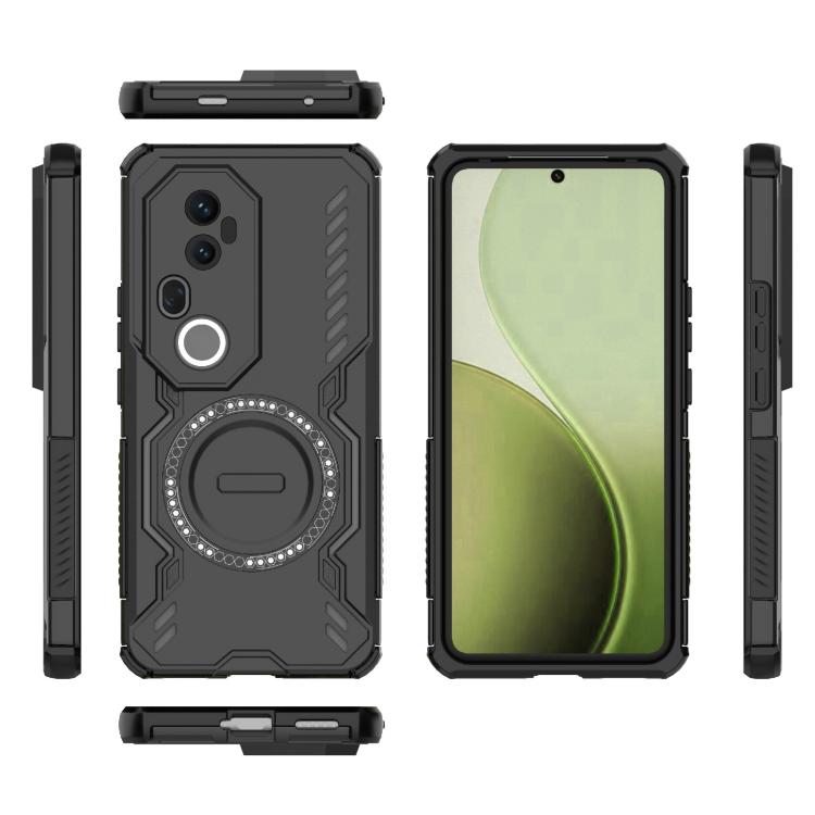 For vivo S20 Pro Butterfly Armor MagSafe Magnetic Ring Shockproof Phone Case