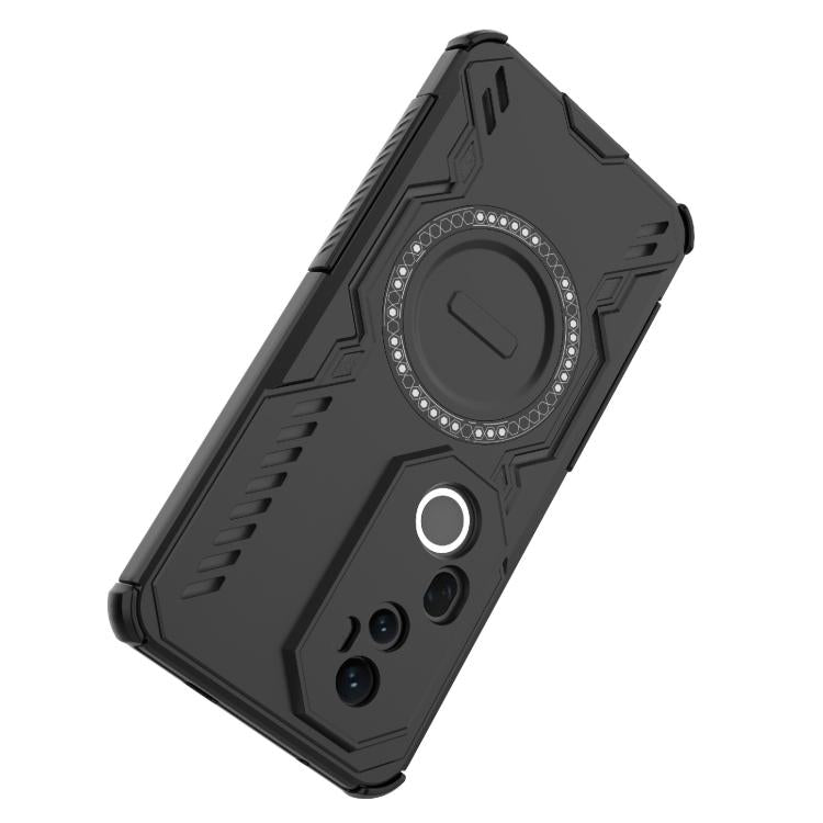 For vivo S20 Pro Butterfly Armor MagSafe Magnetic Ring Shockproof Phone Case
