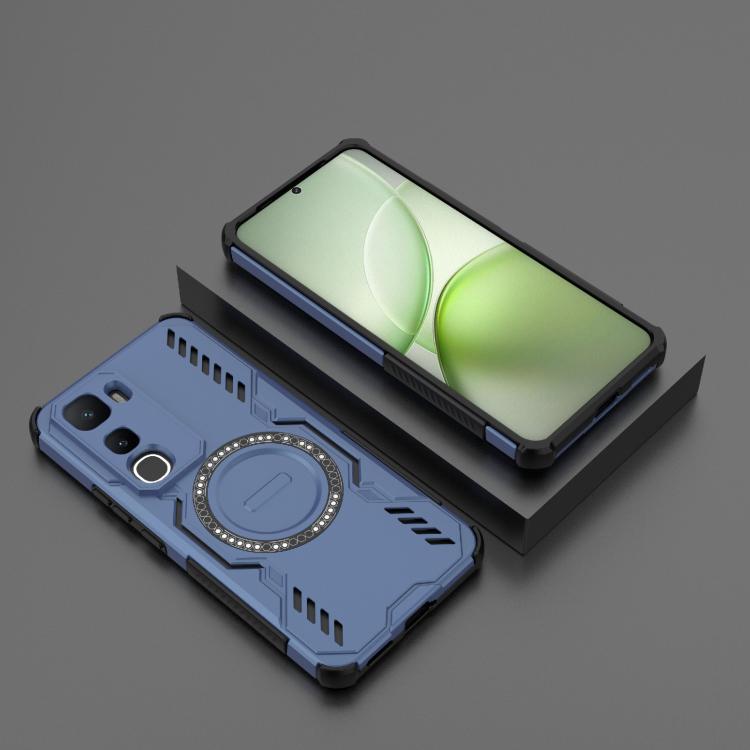 For vivo Y400 5G Global Butterfly Armor MagSafe Magnetic Ring Shockproof Phone Case