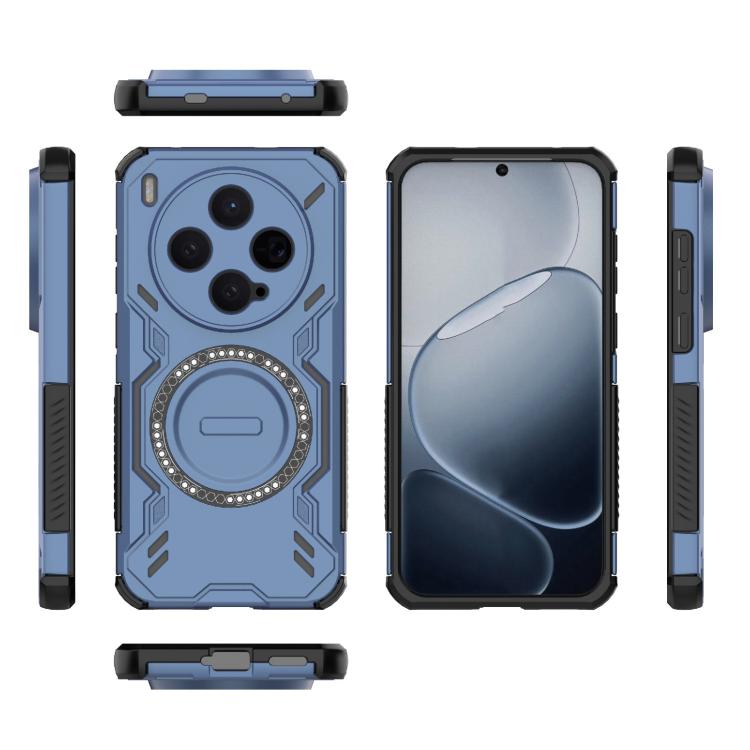 For vivo X300 5G Butterfly Armor MagSafe Magnetic Ring Shockproof Phone Case