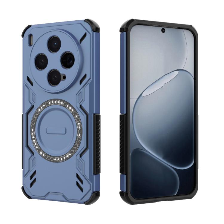 For vivo X300 5G Butterfly Armor MagSafe Magnetic Ring Shockproof Phone Case
