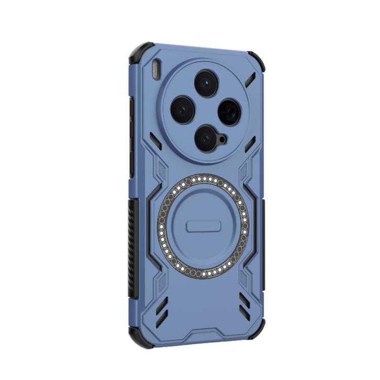 For vivo X300 5G Butterfly Armor MagSafe Magnetic Ring Shockproof Phone Case