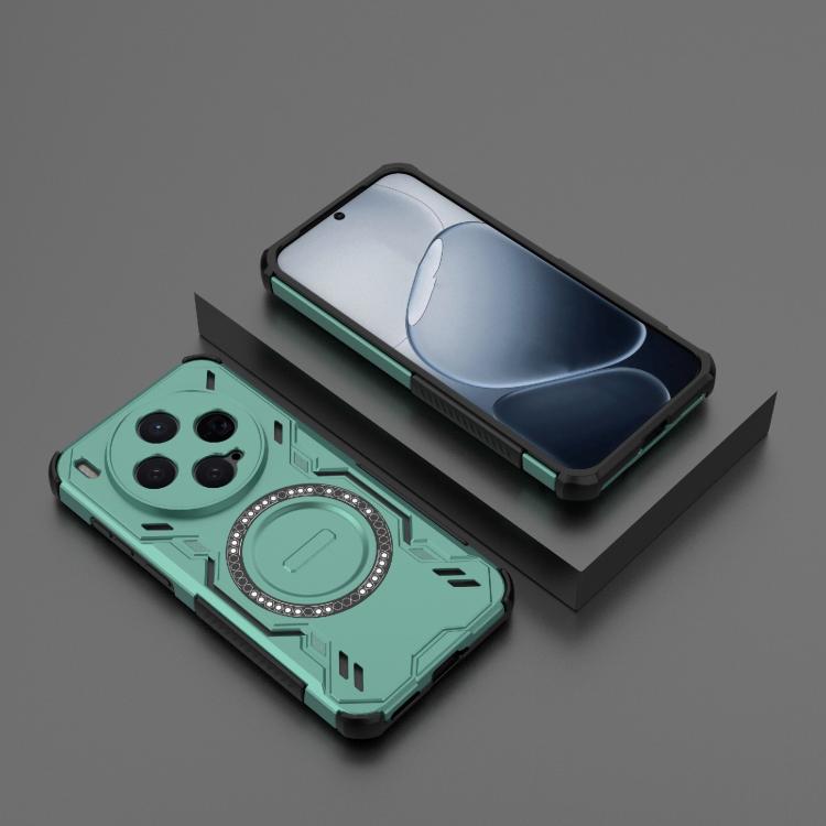For vivo X300 5G Butterfly Armor MagSafe Magnetic Ring Shockproof Phone Case
