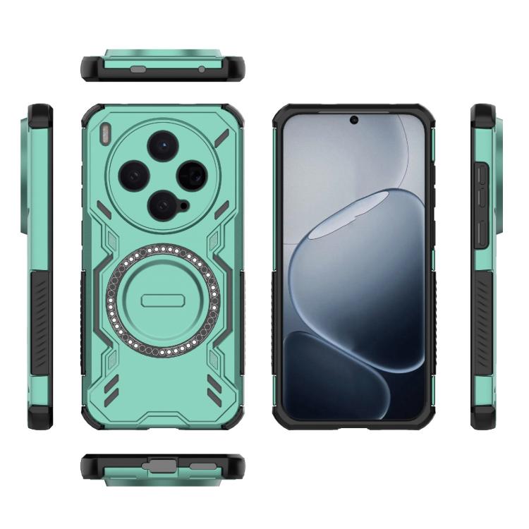 For vivo X300 5G Butterfly Armor MagSafe Magnetic Ring Shockproof Phone Case